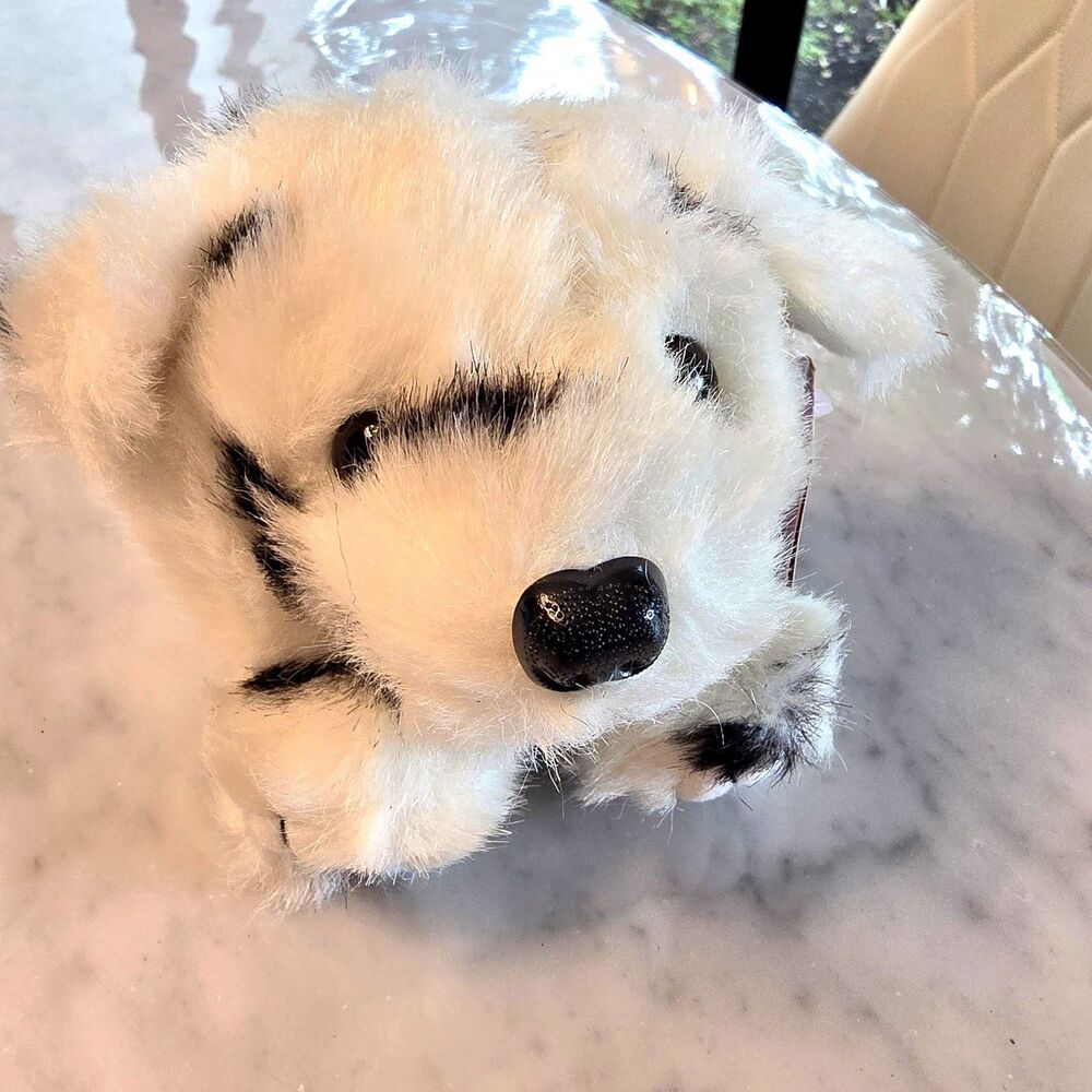 1994 Vintage Puffkins MJC Swibco 4" Dalmatian Dog Ball Bean Plush W/Tag
